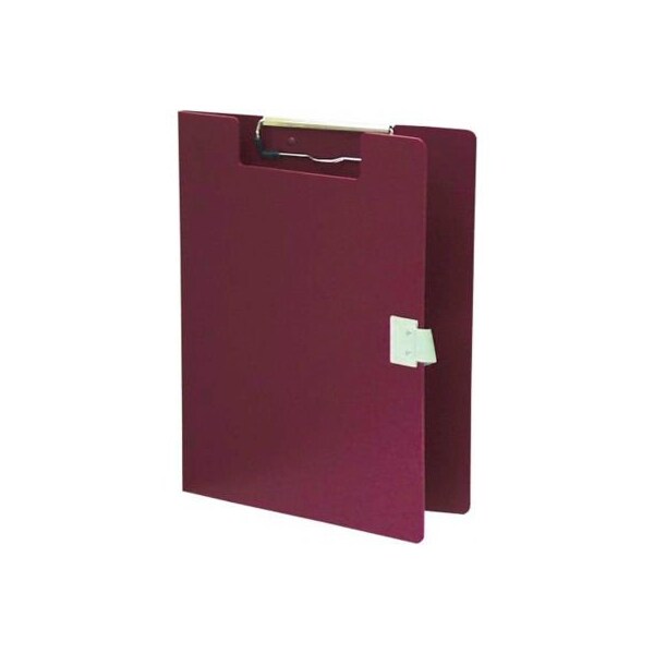 Omnimed Standard Covered Poly Clipboard, 10"W x 13"H, Burgundy